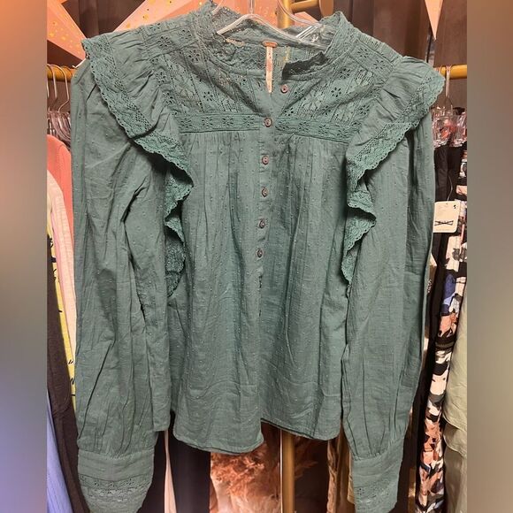 Free People Wrapped in a Dream Top in North Sea - Picture 7 of 10